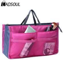 Ladsoul 2019 Nylon Multifunction Cosmetic bags Makeup Organizer Bag Women Ourdoor Travel Bags Handbag Bolsas lm2136/h 2024 - buy cheap