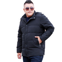Мужская куртка с капюшоном, черная теплая Повседневная Длинная Куртка армейского зеленого цвета, большие размеры 9XL 10XL, для зимы 2022 - купить недорого