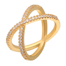 Hainon-anillo de compromiso Color dorado y plateado para mujer, joyas de zirconio AAA blanco pavimentadas, regalos del anillo 2024 - compra barato