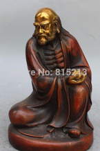 bi00891 Chinese Tibet Buddhism temple Bronze Buddha Statue 2024 - buy cheap