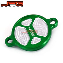 Крышка масляного фильтра мотоцикла CNC для KAWASAKI KX250F KXF 250 2005 2006 2007 2008 2009 2010 2011 2012 2013 2014-2017 2024 - купить недорого