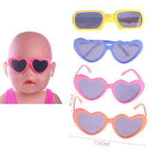 Очки для кукол Кукла в форме сердца очки для кукол 18 дюймов или 43 см аксессуары для кукол отправка детского подарка на день рождения 2024 - купить недорого