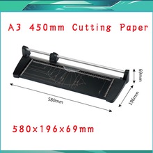 High Quality Portable A3 (580X196X69MM) Manual Paper PVC Cutter Professional Rotary Trimmer Fast Shipping for Choose 2024 - buy cheap