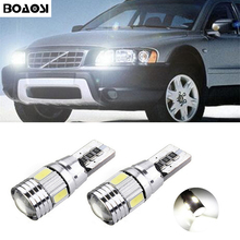 BOAOSI 2x W5W LED Canbus Auto Lamp Light bulbs with Projector Lens For Volvo S60L S80L XC90 S60 C70 V60 V50 V40 XC60 S40 S80 2024 - buy cheap