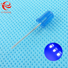 Bombilla LED redonda difusora de luz azul, 5mm, diodos emisores, lámpara perla DIP, agujero pasante, gran angular, 5mm, 10 unids/lote 2024 - compra barato