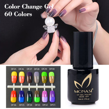 MONASI New Arrival Colors Temperature Color Change Nail Gel Polish UV Gel Nail Art Varnish Polish 2024 - buy cheap