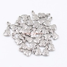 20pcs/lot wholesale Stainless Steel guitar Musical Charms Pendant  Fashion Jewelry Making Finding DIY in bulk 10*20mm 2024 - buy cheap