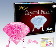 Пластиковая игрушка Candice guo, 3D пазл с кристаллами, Сборная модель, бриллиант, «сделай сам», ручная работа, игра, рождественский подарок, детский подарок на день рождения, 1 комплект 2024 - купить недорого