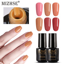 MIZHSE-Conjunto de esmalte de uñas en Gel UV, lámpara UV, barnices, capa Base, 6 uds. 2024 - compra barato