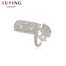 Xuping moda anel quente novo anel de moda jóias femininas sintético zircônia cúbica especial anel de dedo 13255 2024 - compre barato