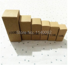 free shipping 50 pcs a lot 10ML essential oil cosmetics packing box/Handmade gift packing box/DIY kraft paper boxes 2024 - buy cheap
