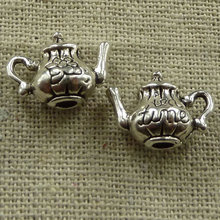 Abalorios de tetera de plata tibetana, 16x12mm, #105, 2361 piezas 2024 - compra barato
