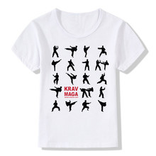 Camiseta con estampado de Israel para niños y niñas, camisa de autodefensa, Fitness, IDF, Tops, ropa de bebé, ooo715 2024 - compra barato