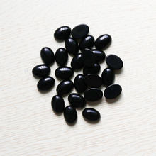 Contas de cabochão ovais de alta qualidade com pedra de obsidiana preta e cabochão de 13mm x 18mm, miçangas para acessórios de joias atacado com 30 tamanhos grátis 2024 - compre barato