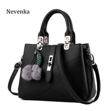 Nevenka-bolsa de mão de luxo feminina, bolsa de ombro, couro pu, fashion, casual, sólida, bolsa de viagem 2024 - compre barato