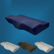 Almohada de espuma viscoelástica para el cuello, protección ortopédica de rebote lento para dormir, protección cervical, 30x50 2024 - compra barato