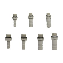 Plastic-Steel Male thread water pipe connector 1/8",1/4" thread to 6/8/10/12mm Connector Pump Adapter Pipe Joint 50 Pcs 2024 - buy cheap