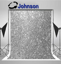 Silver Glitter White Glitter Texture Christmas Sparkly background  High quality Computer print wedding backdrops 2024 - buy cheap