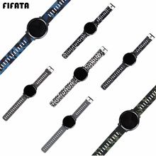FIFATA-Correa de silicona de camuflaje para reloj inteligente, banda para Xiaomi Huami Amazfit Stratos de 22mm, Samsung Galaxy Watch de 46mm / Gear S3 2024 - compra barato
