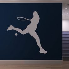 Tennis Wall Sticker Window Sports Posters Vinyl Wall Decals Home Decoration Decor Mural Tennis Car Decal 2024 - buy cheap