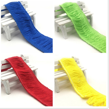 YACKALASI 25 Yds/Lot Short Fringe Tassel 100% Cotton Trimming Hanging Fringe For Curtain Dance Dress Appliques Trims 5cm Long. 2024 - buy cheap