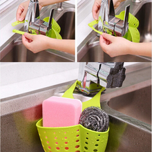 Creative Kitchen Bathroom Sink Suction Sponge Hanging Shelving Rack Dish Cloths Bags Drain Faucet Storage Baskets Cleaning Toolc 2024 - buy cheap