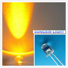 XIASONGXIN LIGHT 1000pcs 8mm Yellow LED Lamp -Ultra Bright Blue LEDs DIY 8mm light-emitting diode 8mm Round LED Lamp 2024 - buy cheap