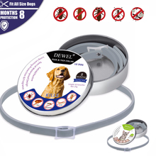 Dewel Pet Dog flea Collar Anti Flea Ticks collars for Cat dog Mosquitoes Outdoor Protective Adjustable Repels Dog Accessories 2024 - buy cheap