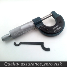 Micrômetro exterior 0-25mm/0.01 padrões do carboneto ferramentas de medição métricas do calibre da linha do parafuso 2024 - compre barato