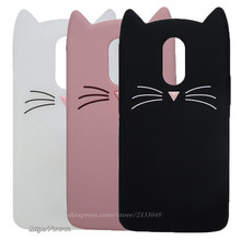 Silicone Case FOR LG K10 2017 M250 K4 K8 2017 Case 3D Cartoon Lucky cat Cover For LG Stylus 3 Stylo 3 K10 Pro LS777 FOR LG G7 2024 - buy cheap