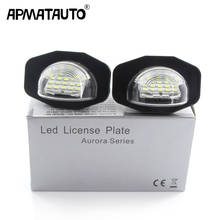 2X canbus Car LED License Plate Lights 12V  LED Number Plate Lamp For Toyota Corolla Auris Alphard Sienna Wish Scion XB XD Urban 2024 - buy cheap