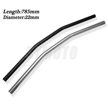 7/8" 22mm Motorcycle Handlebar Drag Straight Bar For Honda Kawasaki Yamaha Suzuki XV125 XV250 XV400 R1 R6 CA250 GSXR 600 750 2024 - buy cheap