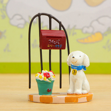 1pcs Zakka Puppy Mailbox Toys Model Japanes Kawai Dog Toys Decoration Props Ornaments Decor Children Toy Home Decor 2024 - buy cheap