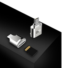 DM CR010 мобильное устройство считывания карт Micro SD/TF Multi чтения карт памяти кард-ридер для Andriods смартфоны с интерфейсом Micro USB 2024 - купить недорого