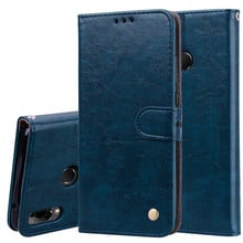 Huawei Y9 2019 Case Y9 2019 Luxury Soft Silicone Leather wallet flip Cover For Huawei Y9 2019 Y 9 Y92019 JKM-LX1 JKM LX1 6.5" 2024 - buy cheap