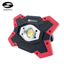 SHENYU LED Camping Lantern Tent Flashlight 10w 12v USB Rechargeable Power Bank Searchlight 18650 Battery Spotlight Portable Lamp 2024 - buy cheap