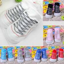 1 Pair Newborn Girl Boy Baby Kids Toddler Gift 3D Lifelike Shoes Shape Charm Anti Slip Socks Great  NSV775 2024 - buy cheap