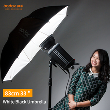 Godox Studio Photogrphy 33 "83cm blanco y negro luz reflectante paraguas 2024 - compra barato