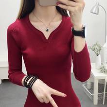 Sweater Women  Knit High Elastic Jumper Women Sweaters And Pullovers Female Pull Femme Tops Jersey Autumn Winter lady's sweater 2024 - buy cheap