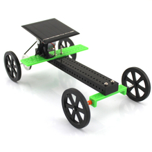 Игрушечный автомобиль «сделай сам» на солнечной батарее, набор для сборки, ременной привод, автомобиль для детей, миниатюрные Порошковые игрушки на солнечной энергии, гоночная образовательная модель 2024 - купить недорого