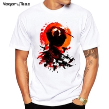 Мужские футболки с коротким рукавом VagaryTees, уличная футболка в японском стиле Ukiyo E Samurai в стиле хип-хоп, 2019 2024 - купить недорого