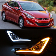 Cscsnl-lâmpada diurna led drl para hyundai elantra avte 2014 e 2015, luz de neblina 2024 - compre barato