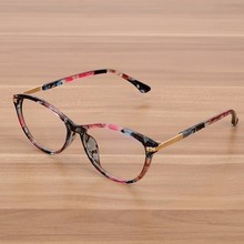 NOSSA Floral Clear Fashion Glasses Women And Men's Spectacle Frame Female Male Eyewear Frames Myopia Optical Eyeglasses Frame 2024 - buy cheap