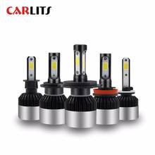 CARLITS H4 H7 LED 72W Super Bright Car Headlight H1 H8 H9 H11 H3 9006 9007 9005 9003 HB2 HB3 Led Light 12V 6500K 2pcs 2024 - buy cheap