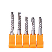 1pc Shank 5/6/8mm Single Flute CNC Router Bits One Flute Spiral End Mills Carbide Milling Cutter Spiral PVC Cutter 2024 - buy cheap