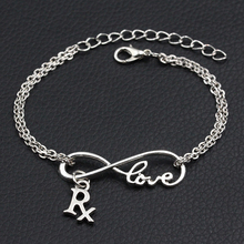 Pulsera de abalorios con letras R & X para mujer, brazalete de amor infinito hecho a mano, joyería de moda, novedad de 2020 2024 - compra barato