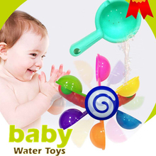 Baby Bath Toys Play In Scoop Water Mini Windmill Waterwheel Toddler Bathroom Bathtub Bathing Toy Kids Summer Swimming Pool Games 2024 - buy cheap