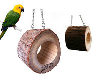 Попугай птица дерево отверстие качели подвесная цепочка Белка игрушечный дом деревянный домик игрушки для птиц товары для домашних животных товары для птиц 2024 - купить недорого