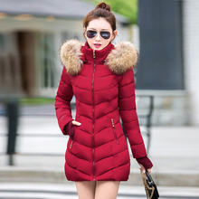 Big fur collar down Parka cotton jacket 2019 Winter Jacket Women thick Snow Wear Coat Lady Clothing Female Jackets Parkas 2024 - buy cheap