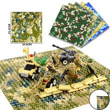 32x32 Dots Camouflage Sea Island Baseplate Building Blocks Seabeach Base Plate 100% Compatible with Major Blocks Figurines Toy 2024 - buy cheap